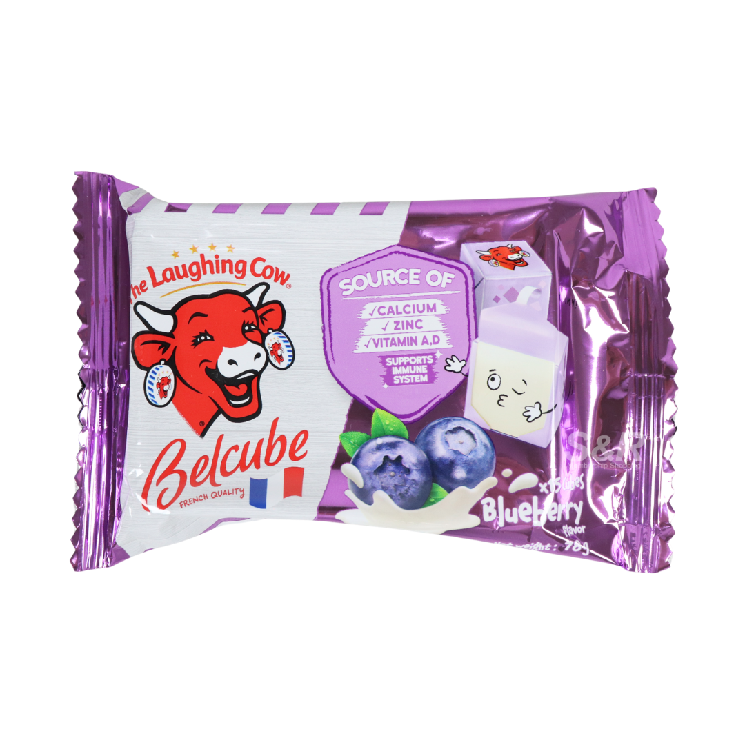 The Laughing Cow Belcube Blueberry Cheese Snack 78g